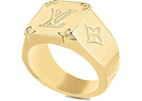 lv signet ring|louis vuitton signet ring.